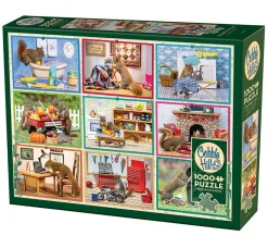 Cobble Hill Squirrels at Home Puzzle 1000pcs